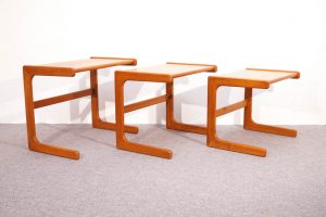 Scandinavian Modern Teak Nesting Tables