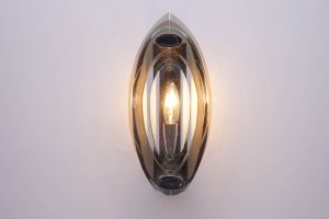 Two tone glass Veca wall sconce