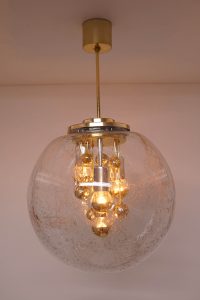 Large Doria Globe Ceiling Lamp