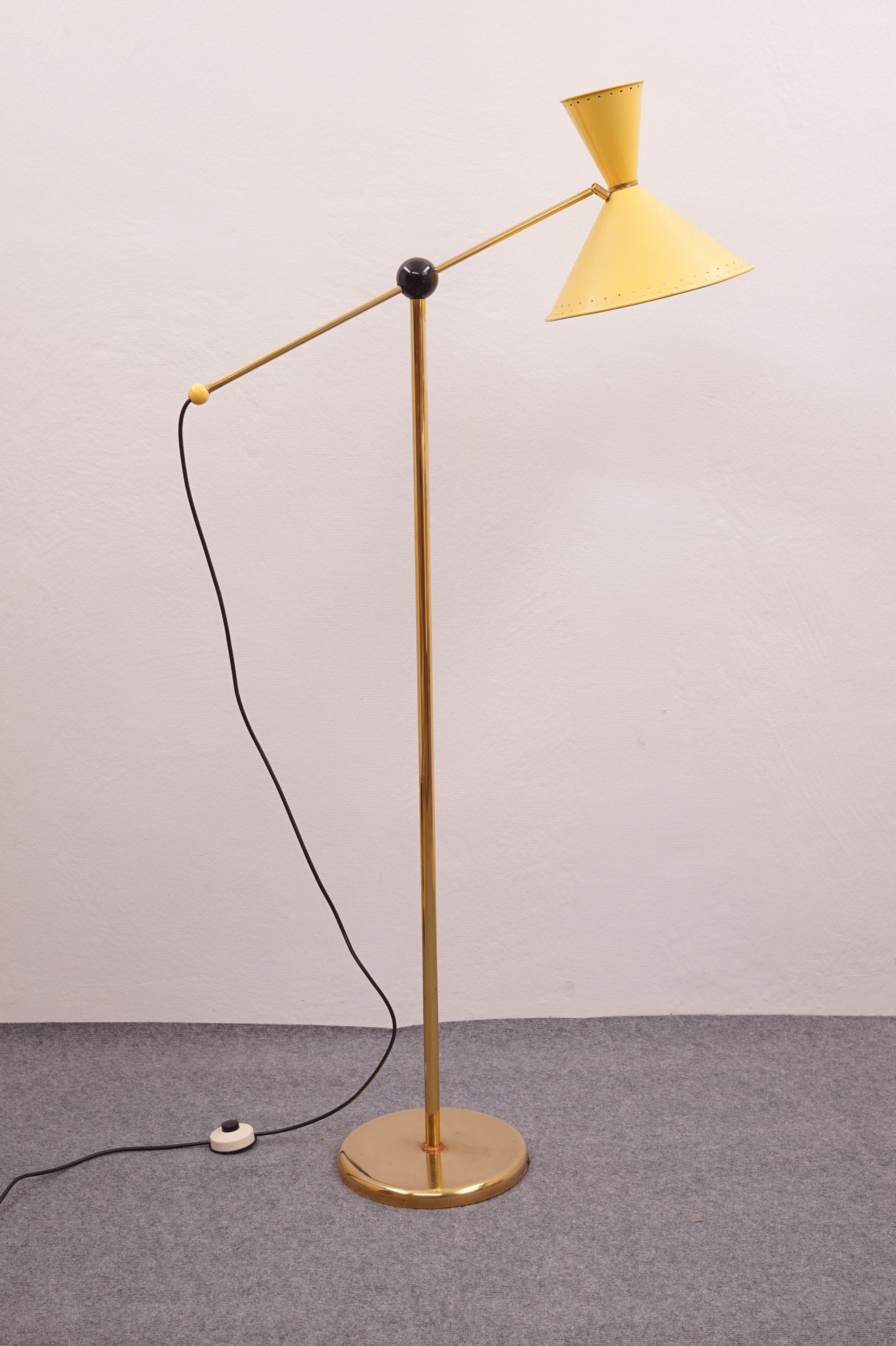 1950s Diabolo Floor Lamp