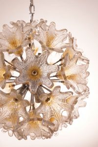 Murano Glass Flower Chandelier Veart